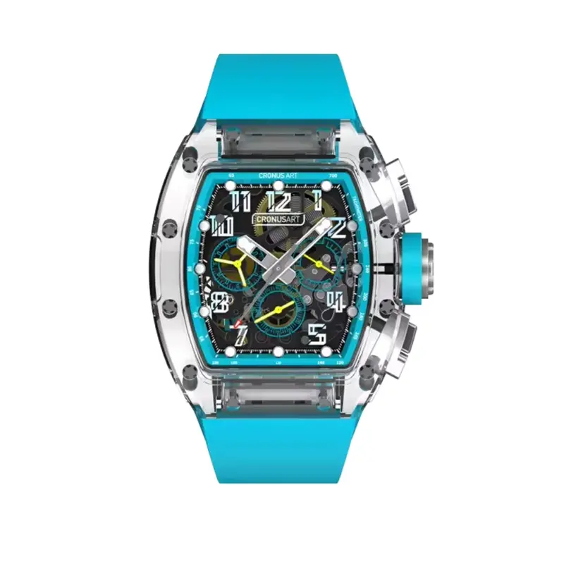 Cronus Art The Time Tunnel Series Limited Edition Blue Watch Cm08-H 1