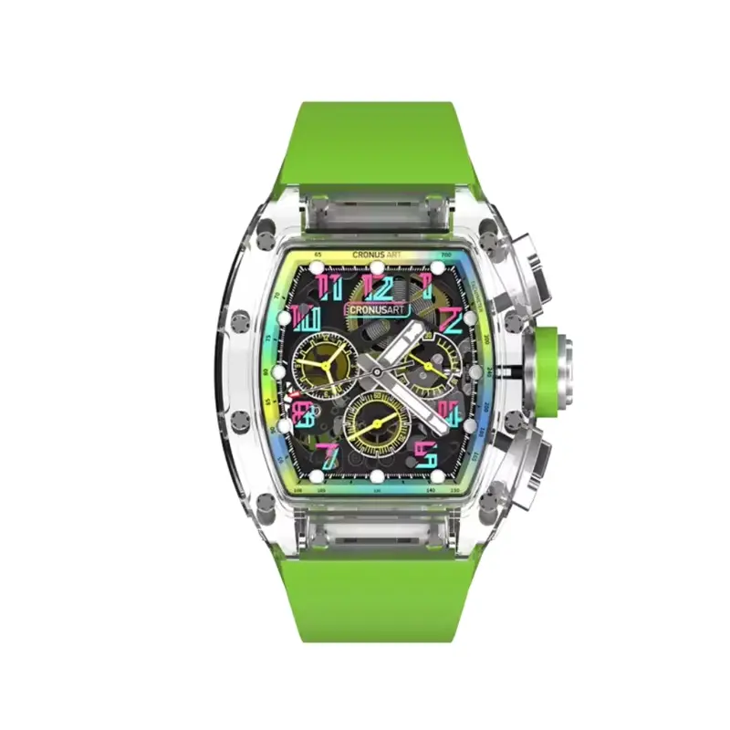 Cronus Art The Time Tunnel Series Limited Edition Green Watch Cm08-D 1