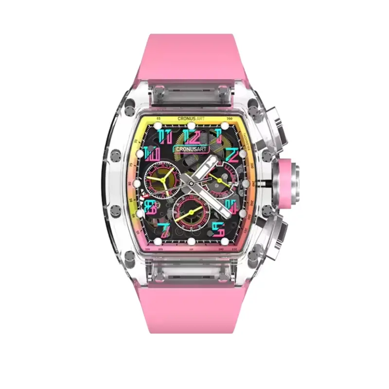 Cronus Art The Time Tunnel Series Limited Edition Pink Watch Cm08-C 1