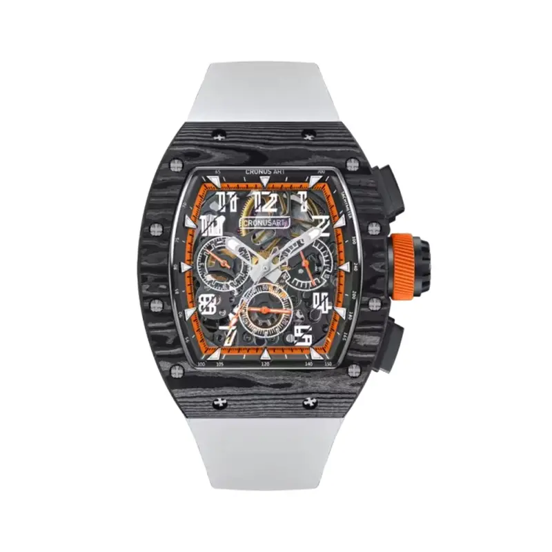 Cronus Art Track Series Everest White Watch Cm002-030 1
