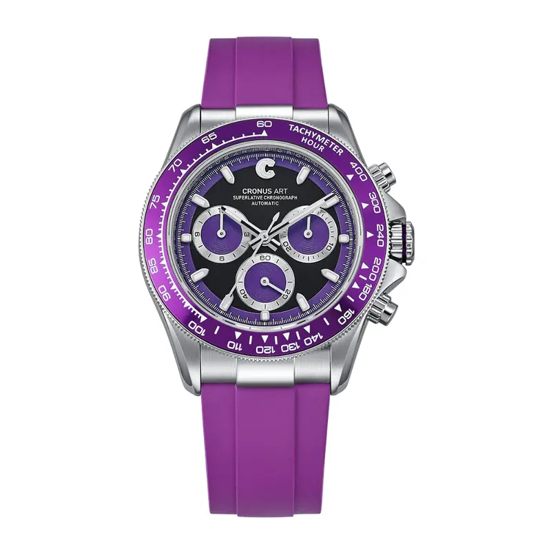 Cronus Art Universe Series Milky Way Men's Watch - Orchid Purple | Cm015-017 1