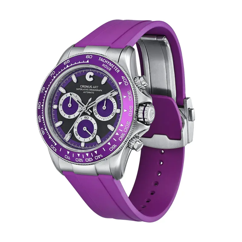 Cronus Art Universe Series Milky Way Men's Watch - Orchid Purple | Cm015-017 2