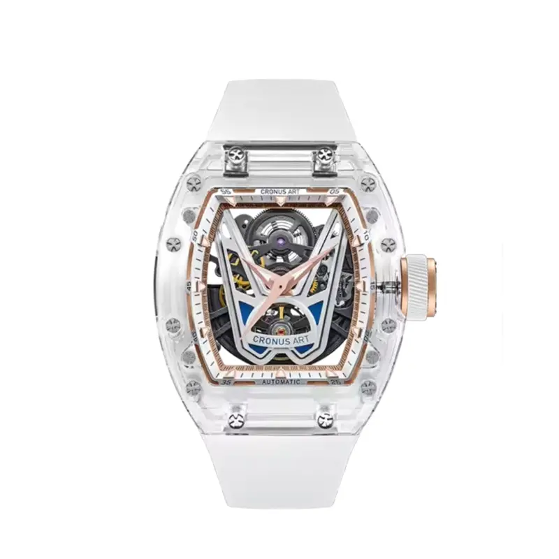 Cronus Art V-Series Crystal White Watch Cm001-037 1