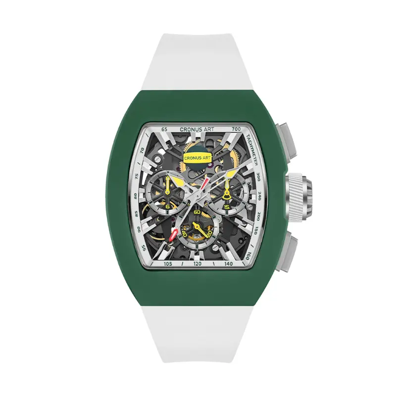 Cronus Art Velocity Cheetah Men's Watch -  Frosted Leaf Green | Cm011-010 1
