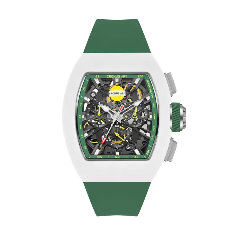 Cronus Art Velocity Cheetah Men's Watch -  Ridge Green | Cm011-008 1