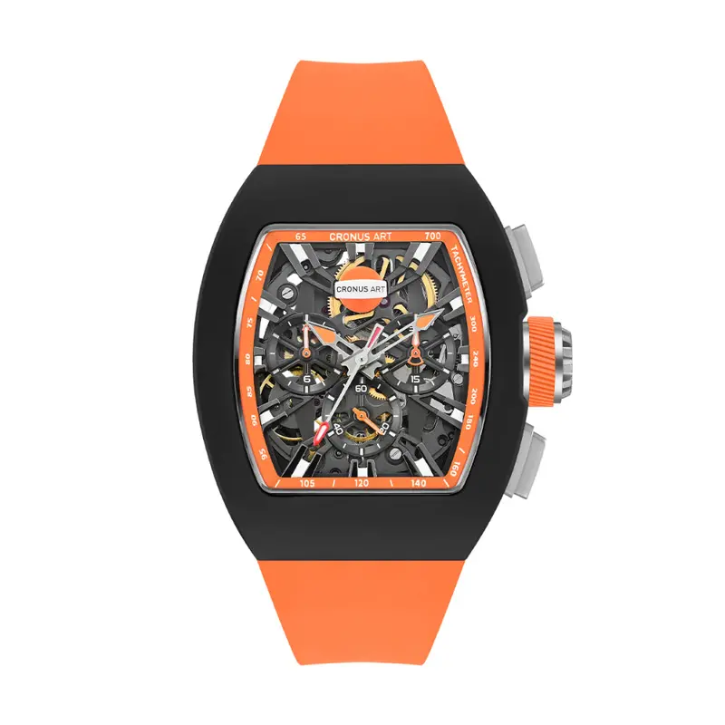 Cronus Art Velocity Cheetah Men's Watch -  Swiftwind Orange | Cm011-006 1