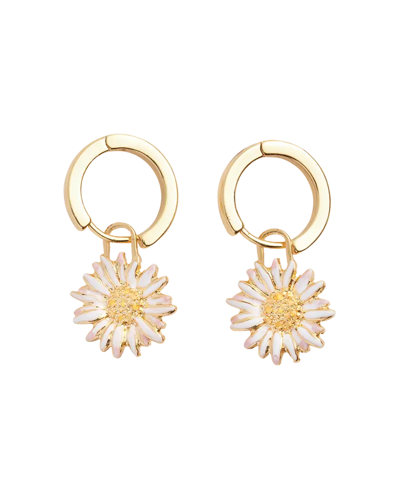 Daisy Huggie Earrings 1