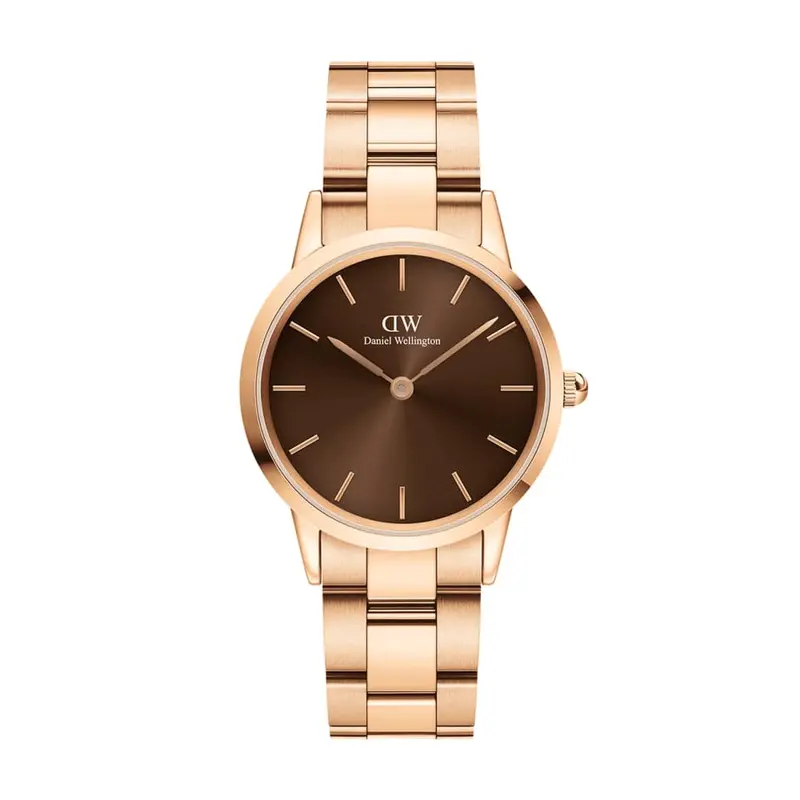 Daniel Wellington Brown Dial Rose Gold Stainless Steel Strap Women Watch Dw00100461 (36Mm) 1