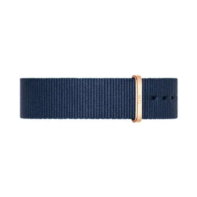 Daniel Wellington Classic 40 Bayswater Rose Gold Stainless Steel Dw00100277 Blue Nato Strap Unisex Watch 2