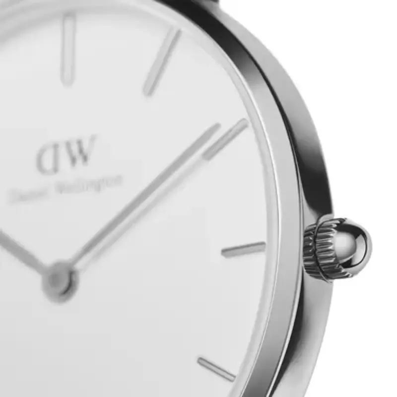 Daniel Wellington Classic Petite Cornwall Silver Stainless Steel Dw00100254 Black Nato Strap Women's Watch 2