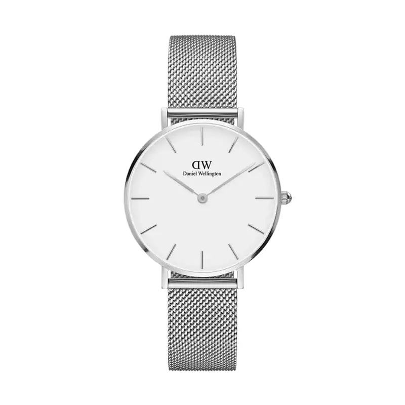 Daniel Wellington Classic Sterling Silver Dw00100164 Mesh Strap Women's Watch 1