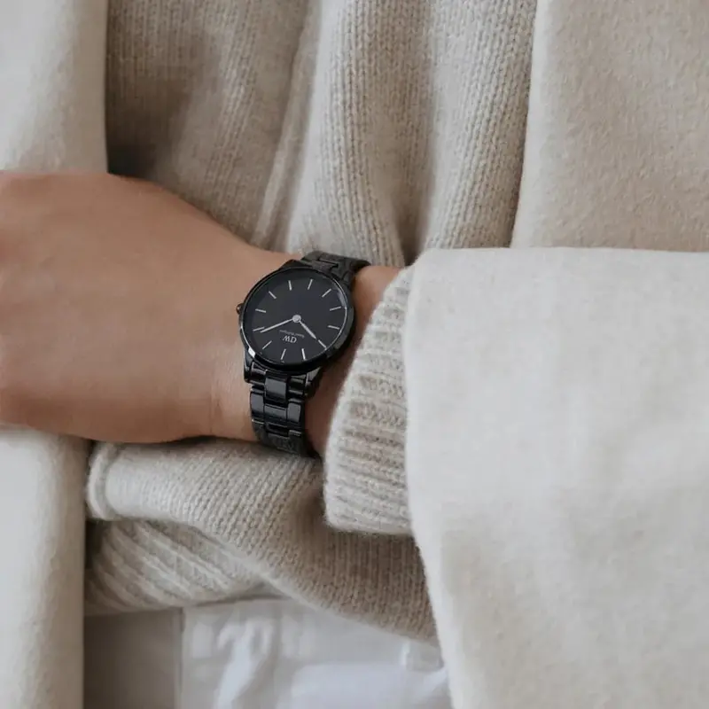 Daniel Wellington Dw00100414 (32S) Black Stainless Steel Women's Watch 2