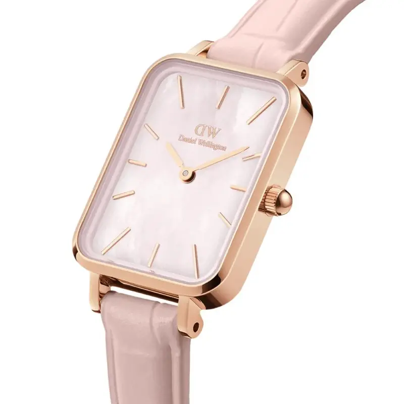 Daniel Wellington Dw00100508 Pink Leather Women Watch 2