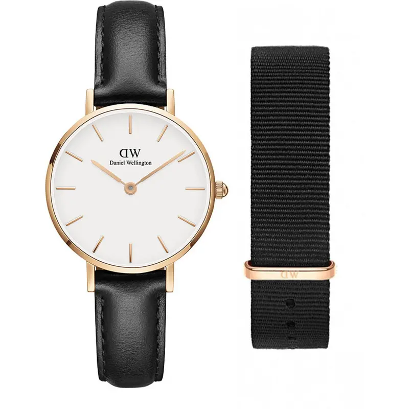 Daniel Wellington Dw00500002 Black Leather Men's Watch 1