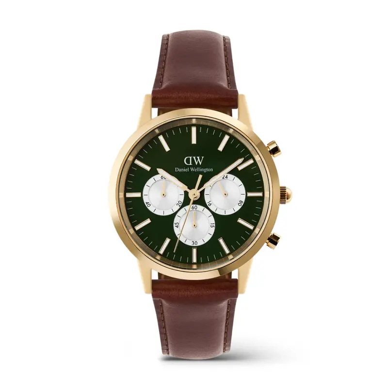 Daniel Wellington Iconic St Mawes Emerald Panda Gold Men's Watch Dw00100876 1