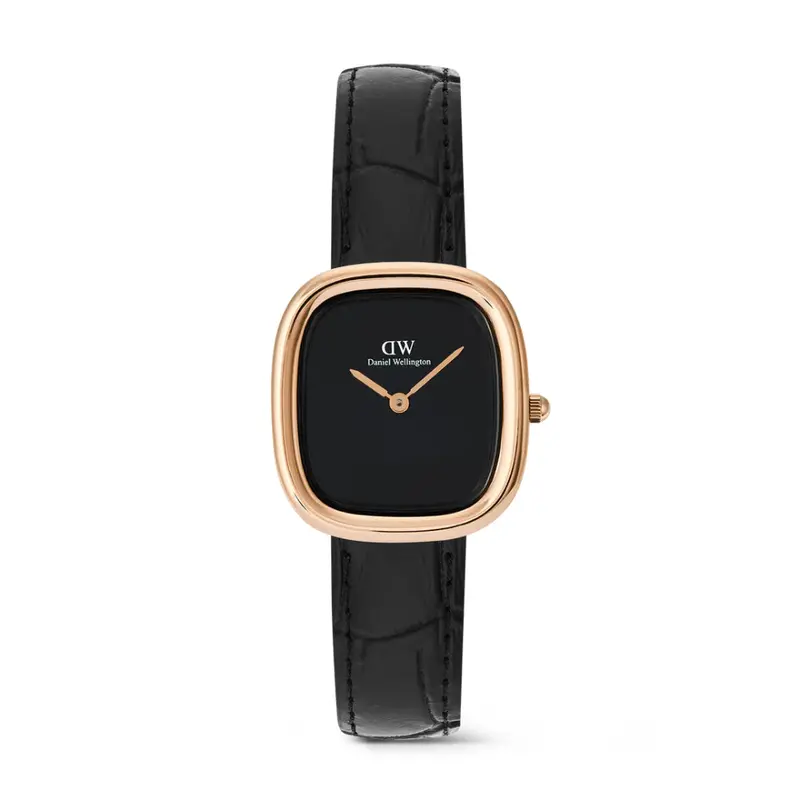 Daniel Wellington Margot Reading Onyx Ceramic Rose Gold Women's Watch Dw00100881 1