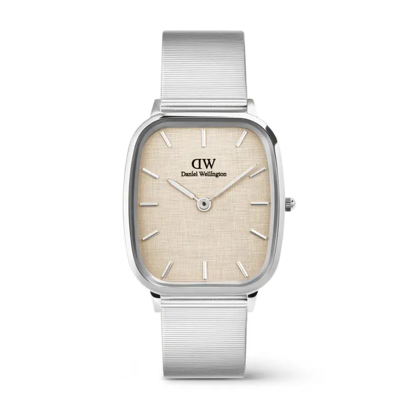 Daniel Wellington Marlon Wire Linen Silver Strap Men's Watch Dw00100812 1