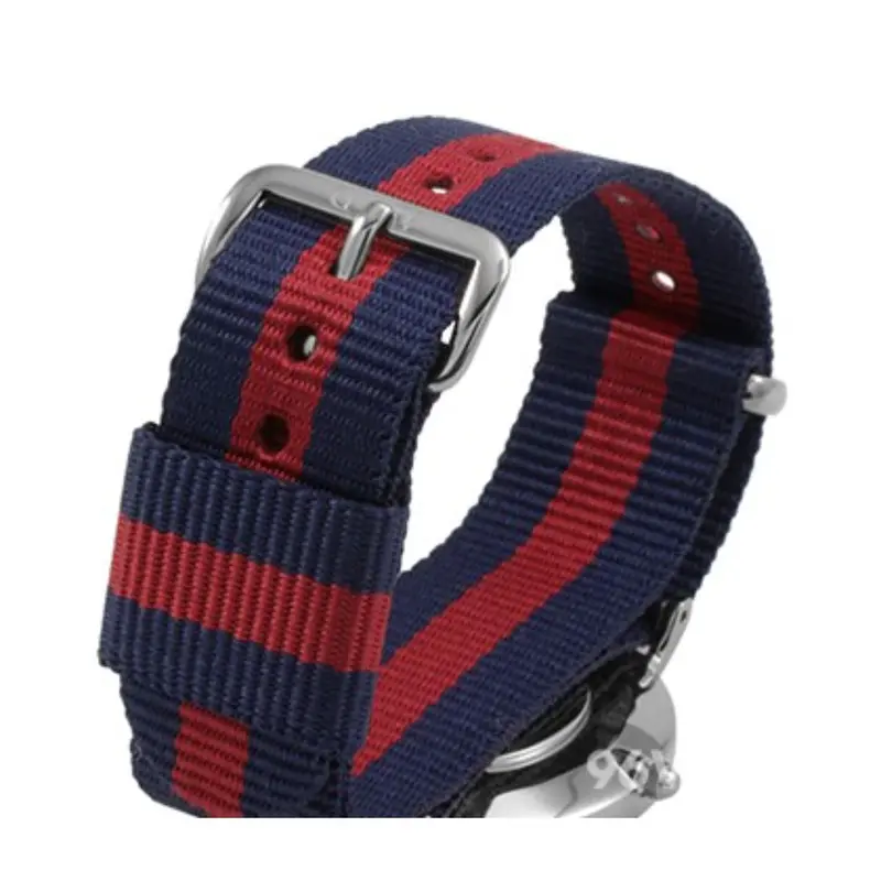 Daniel Wellington Oxford Silver Stainless Steel Dw00100046 Striped Nato Strap Women's Watch 2