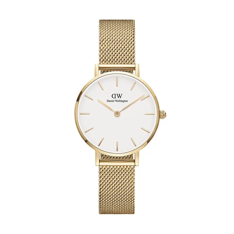 Daniel Wellington Petite Evergold Milanese Strap Women Watch Dw00100350 1
