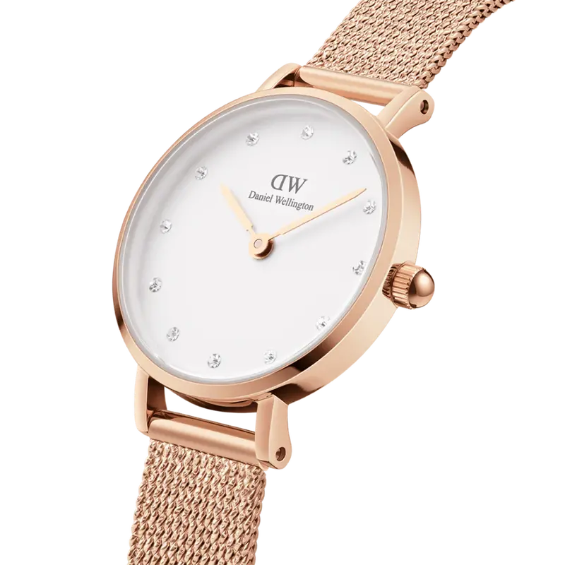 Daniel Wellington Petite Lumine Pressed Melrose Milanese Strap Women's Watch Dw00100528 (28Mm) 2
