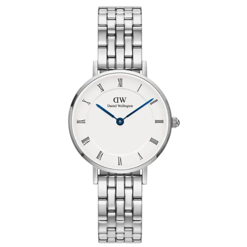 Daniel Wellington Petite Roman Numerals 5-Link Silver Strap Women's Watch Dw00100685 1