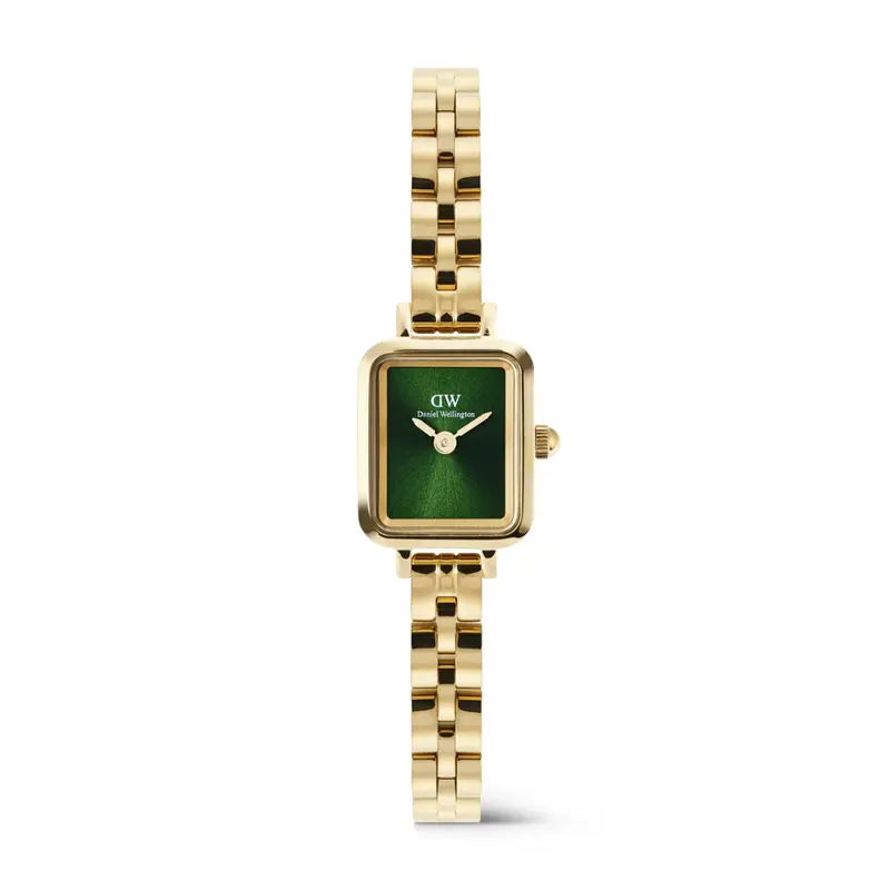 Daniel Wellington Quadro Mini Arch 3-Link Emerald Women's Watch Dw00100852 1