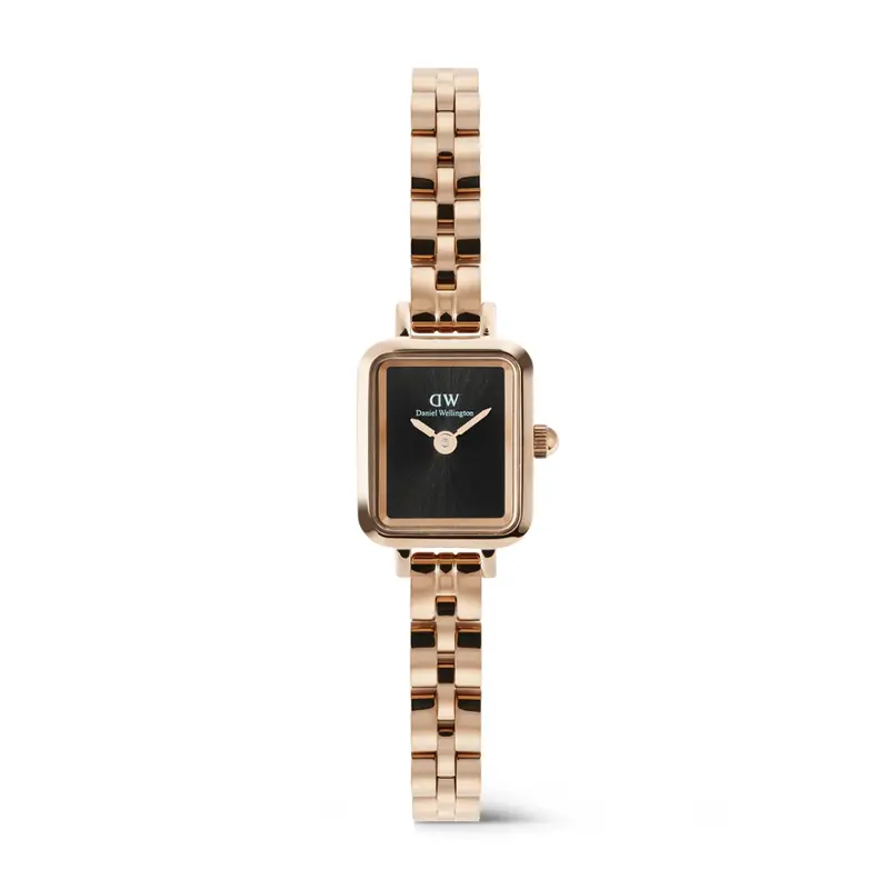Daniel Wellington Quadro Mini Arch 3-Link Onyx Women's Watch Dw00100848 1