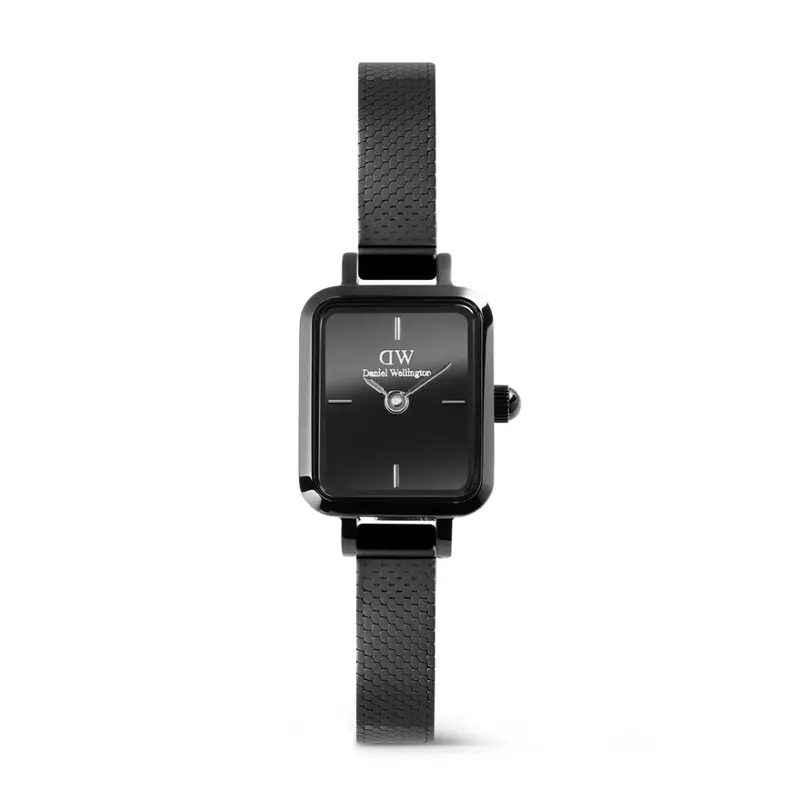 Daniel Wellington Quadro Mini Reflection Black Strap Women's Watch Dw00100802 1