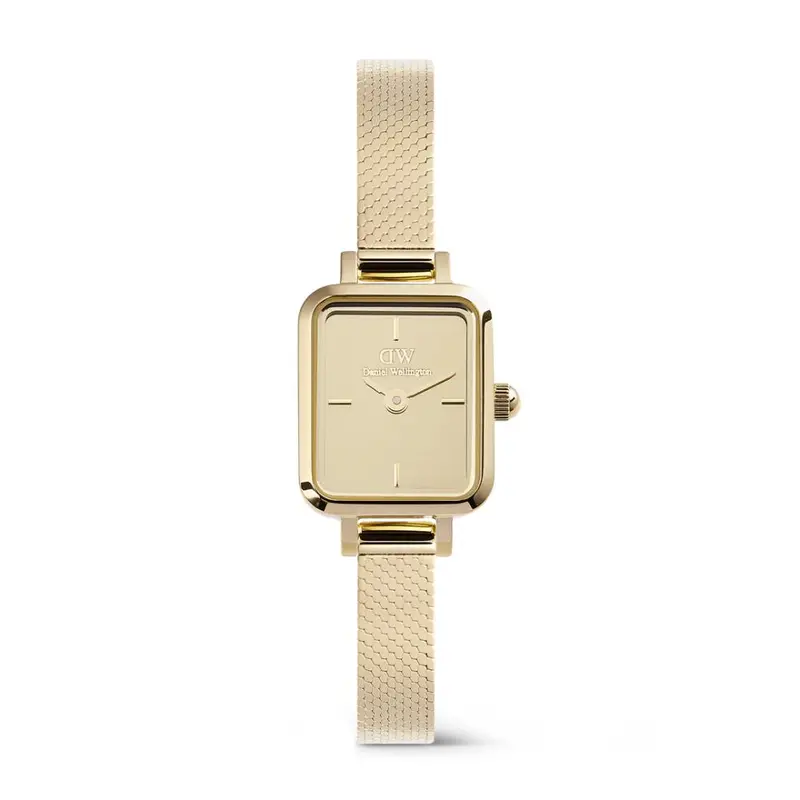 Daniel Wellington Quadro Mini Reflection Gold Strap Women's Watch Dw00100801 1