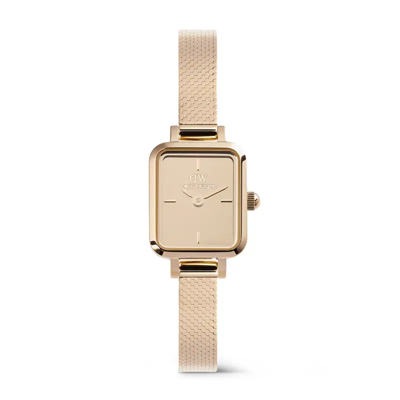 Daniel Wellington Quadro Mini Reflection Rose Gold Strap Women's Watch Dw00100799 1