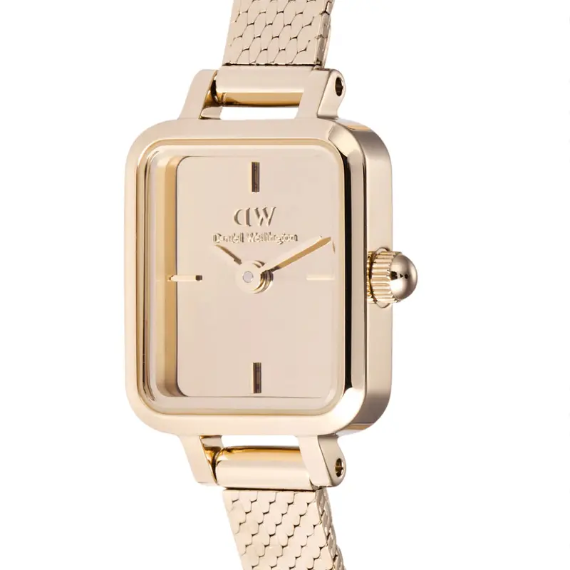 Daniel Wellington Quadro Mini Reflection Rose Gold Strap Women's Watch Dw00100799 2
