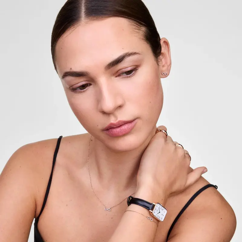 Daniel Wellington Quadro Roman Numerals Date Sheffield Rose Gold Women's Watch Dw00100862 2