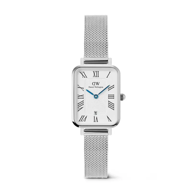 Daniel Wellington Quadro Sterling Roman Numerals Date Women's Watch Dw00100863 1