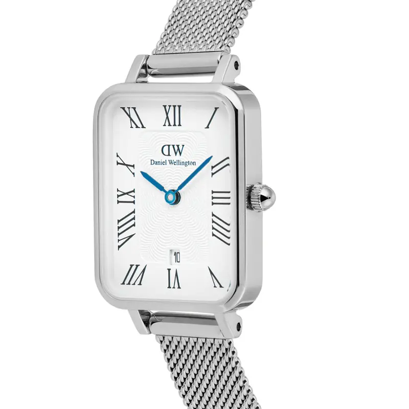 Daniel Wellington Quadro Sterling Roman Numerals Date Women's Watch Dw00100863 2