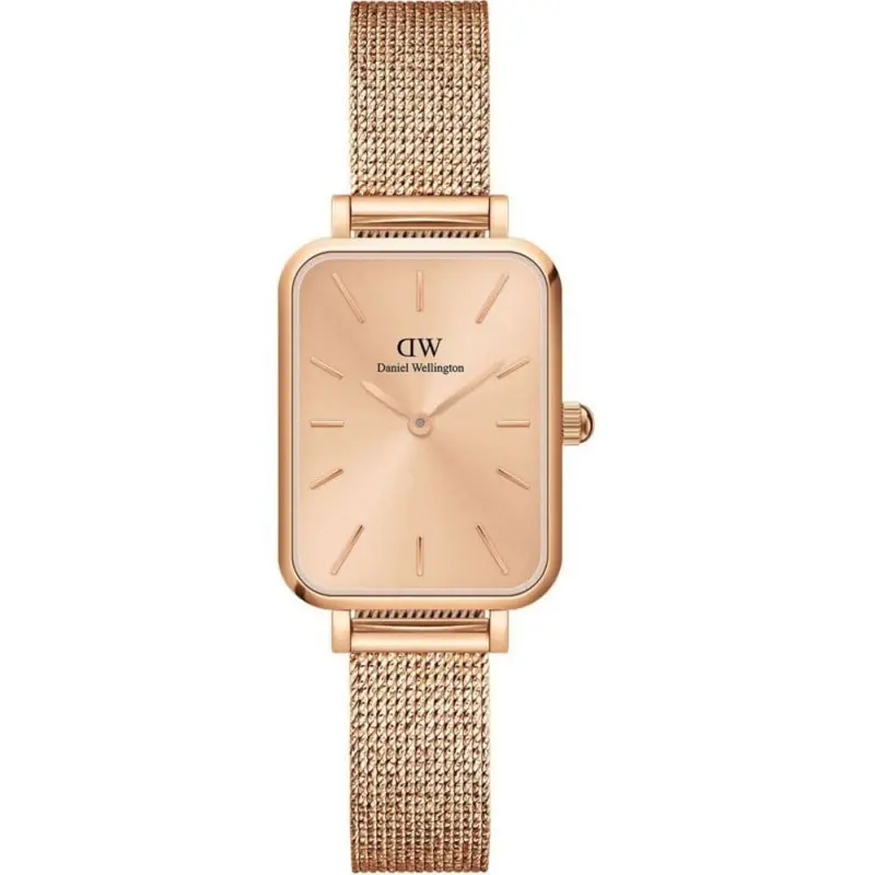 Daniel Wellington Rose Gold Dial And Mesh Strap Unisex Watch Dw00100484 1