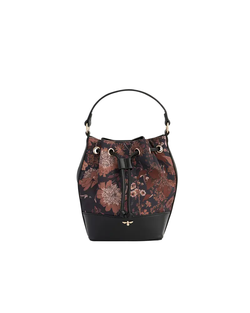 Deco Bloom Black Bucket Bag 1