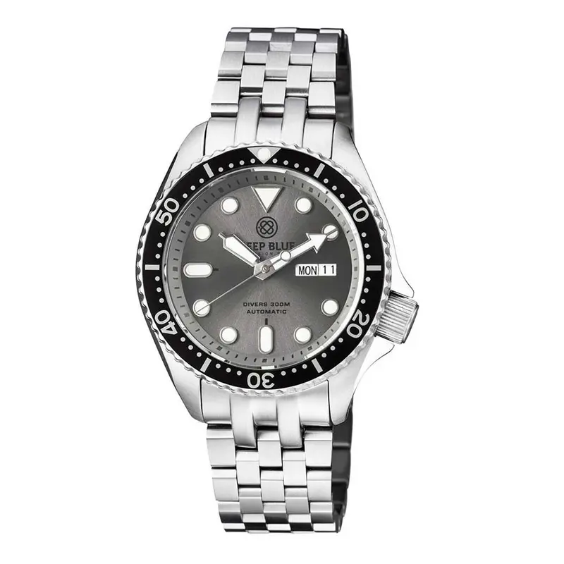 Deep Blue Nato Diver #Natoblkbezgreybracelet Diver's Watch 1