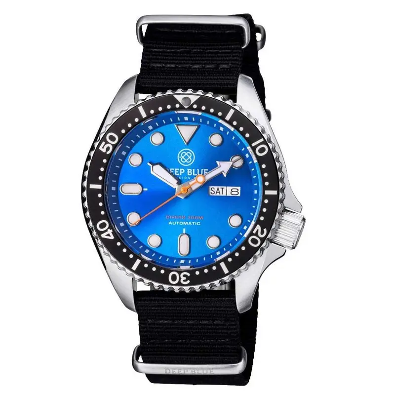 Deep Blue Nato Diver #Natodiverssblkliteblue Diver's Watch 3