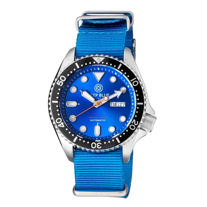 Deep Blue Nato Diver #Natodiverssblkliteblue Diver's Watch 9