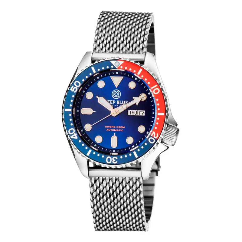 Deep Blue Nato Diver #Natodiversspepsi Diver's Watch 12
