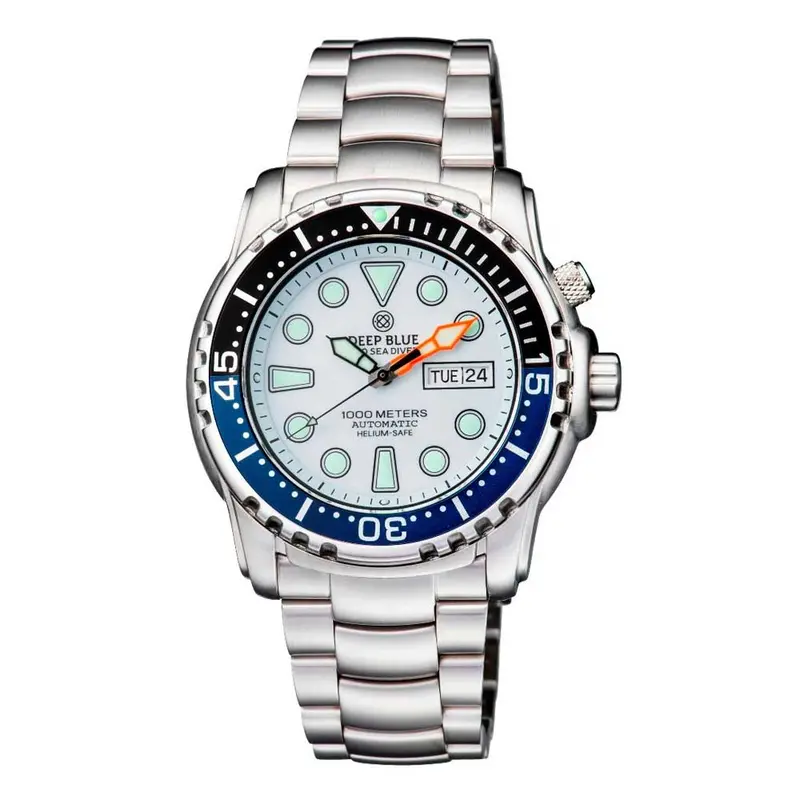 Deep Blue Pro Sea Diver #Psd1kbatman1530whitedial Diver's Watch 1