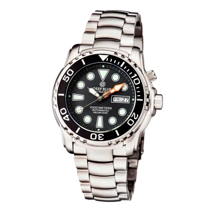 Deep Blue Pro Sea Diver #Psd1kblack Diver's Watch 1