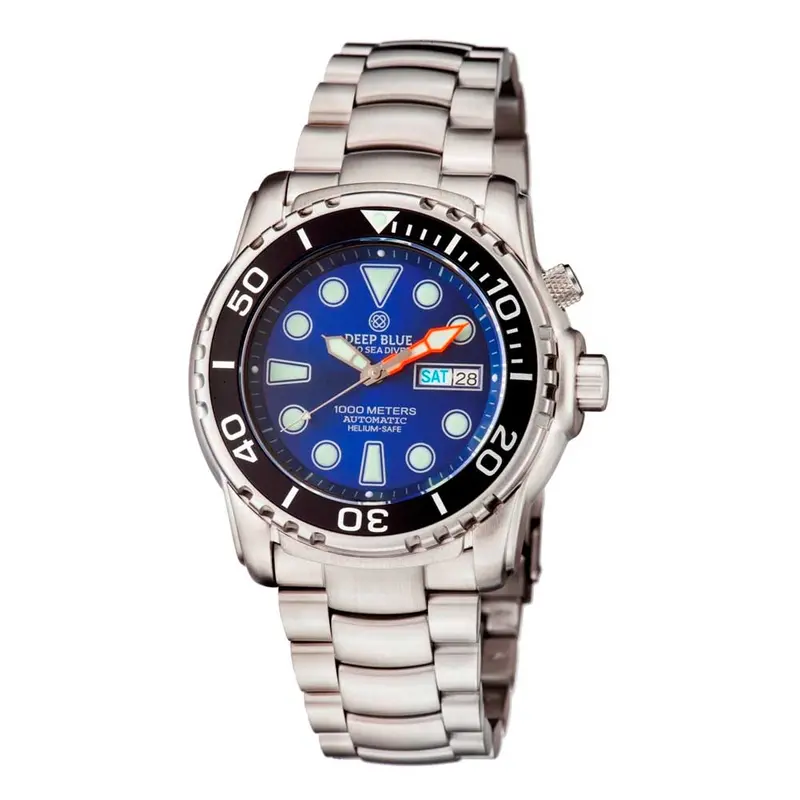 Deep Blue Pro Sea Diver #Psd1kdarkblue Diver's Watch 1