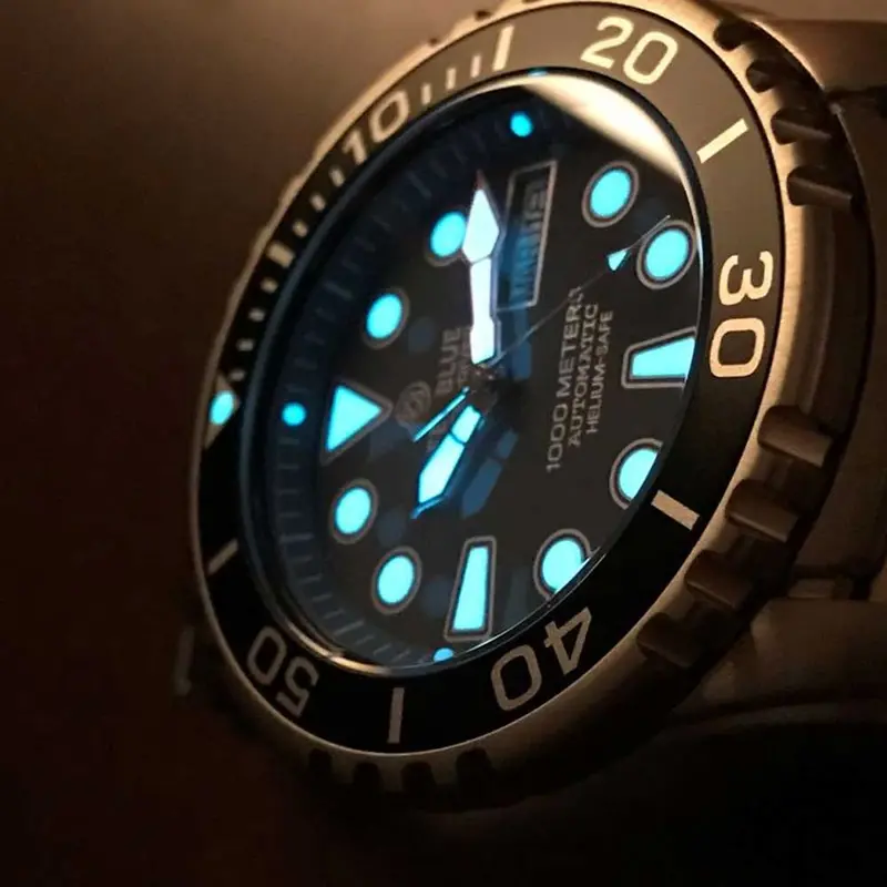 Deep Blue Pro Sea Diver #Psd1kdarkblue Diver's Watch 2