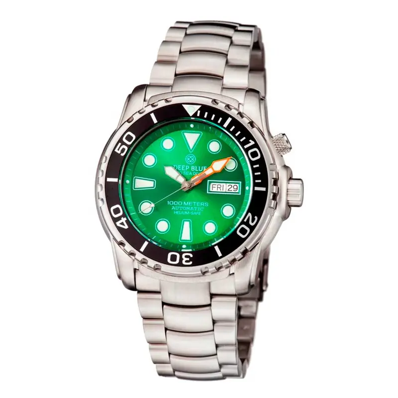Deep Blue Pro Sea Diver #Psd1kgreen Diver's Watch 1