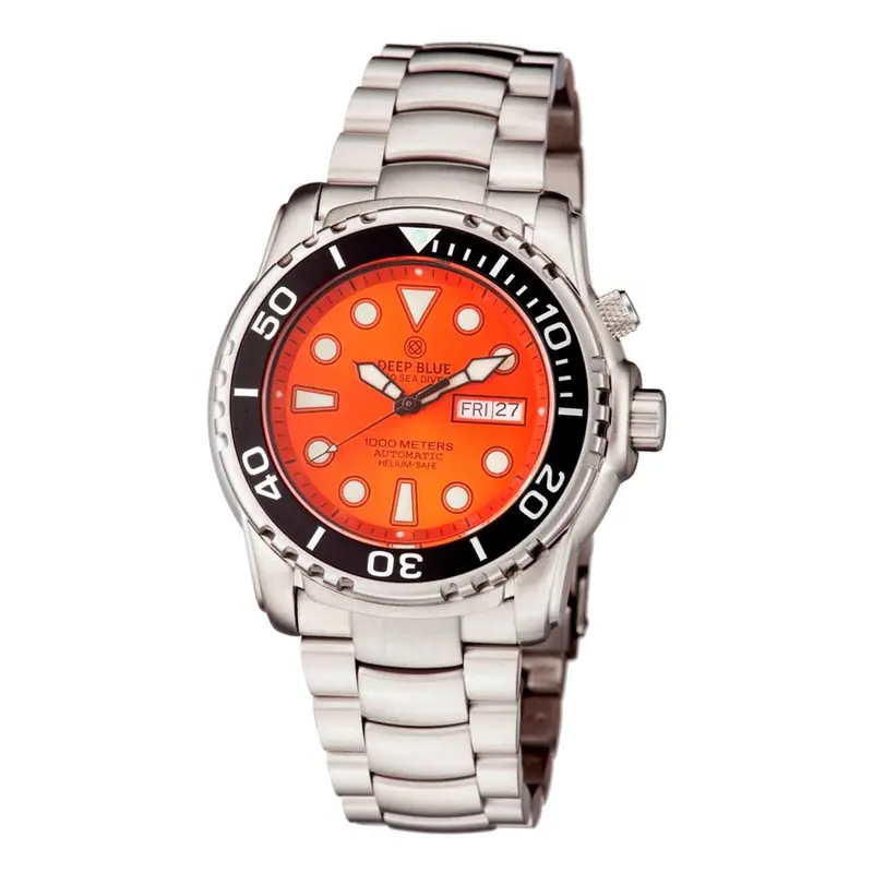 Deep Blue Pro Sea Diver #Psd1korange Diver's Watch 1