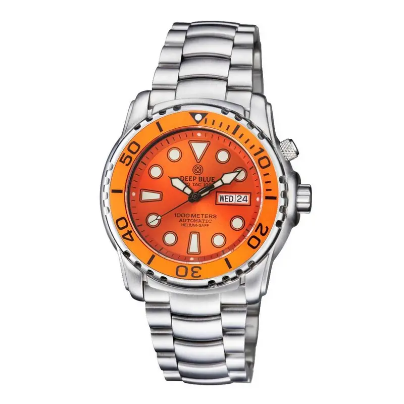 Deep Blue Pro Tac Diver #Ptacbraceletorgorg Diver's Watch 1