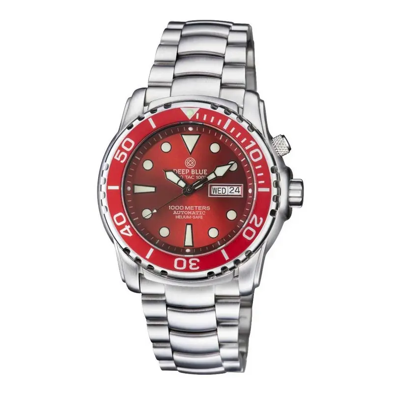 Deep Blue Pro Tac #Psd1kredbezreddial Diver's Watch 1