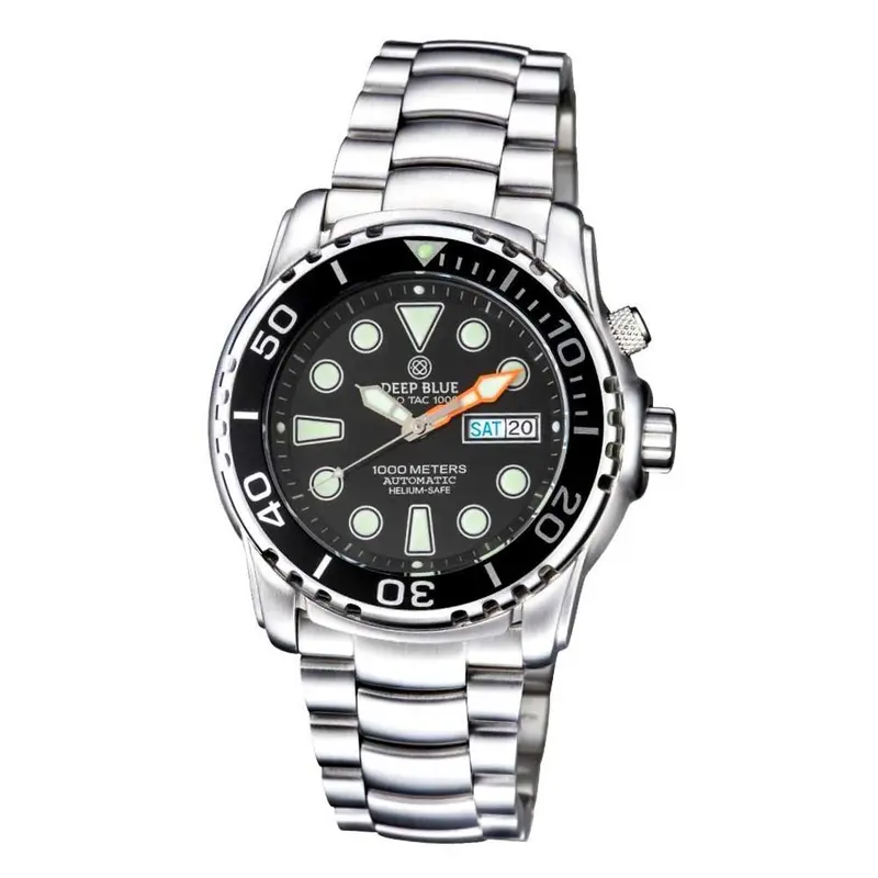 Deep Blue Pro Tac #Ptacbraceletblack Diver's Watch 1