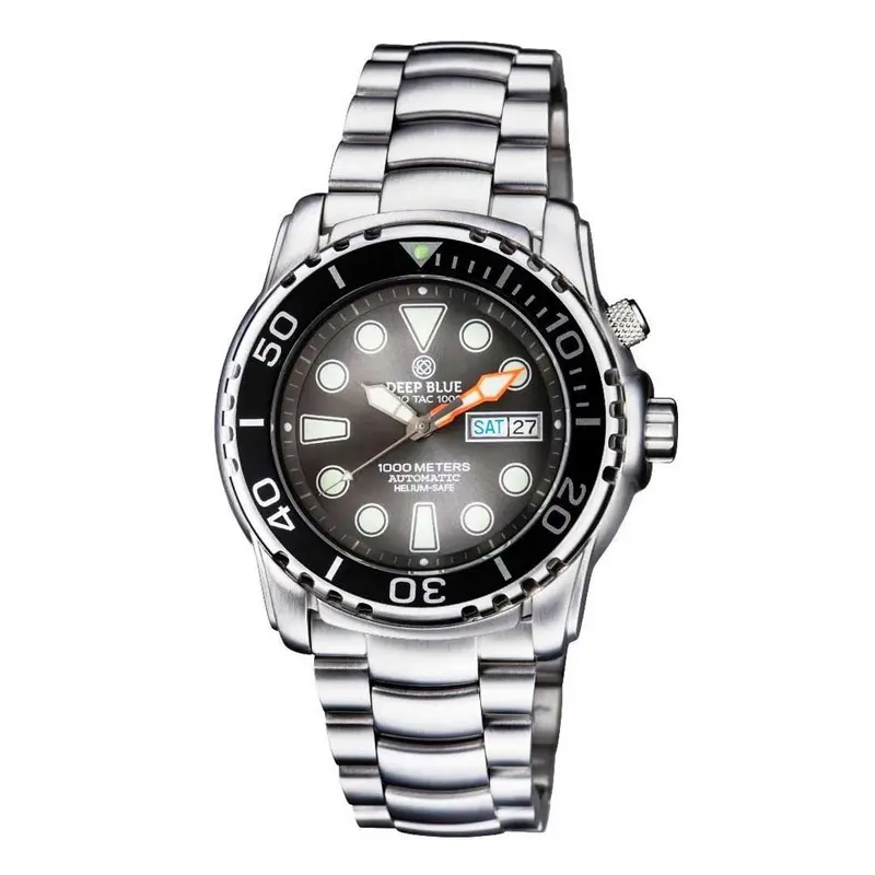 Deep Blue Pro Tac #Ptacbraceletgrey Diver's Watch 1
